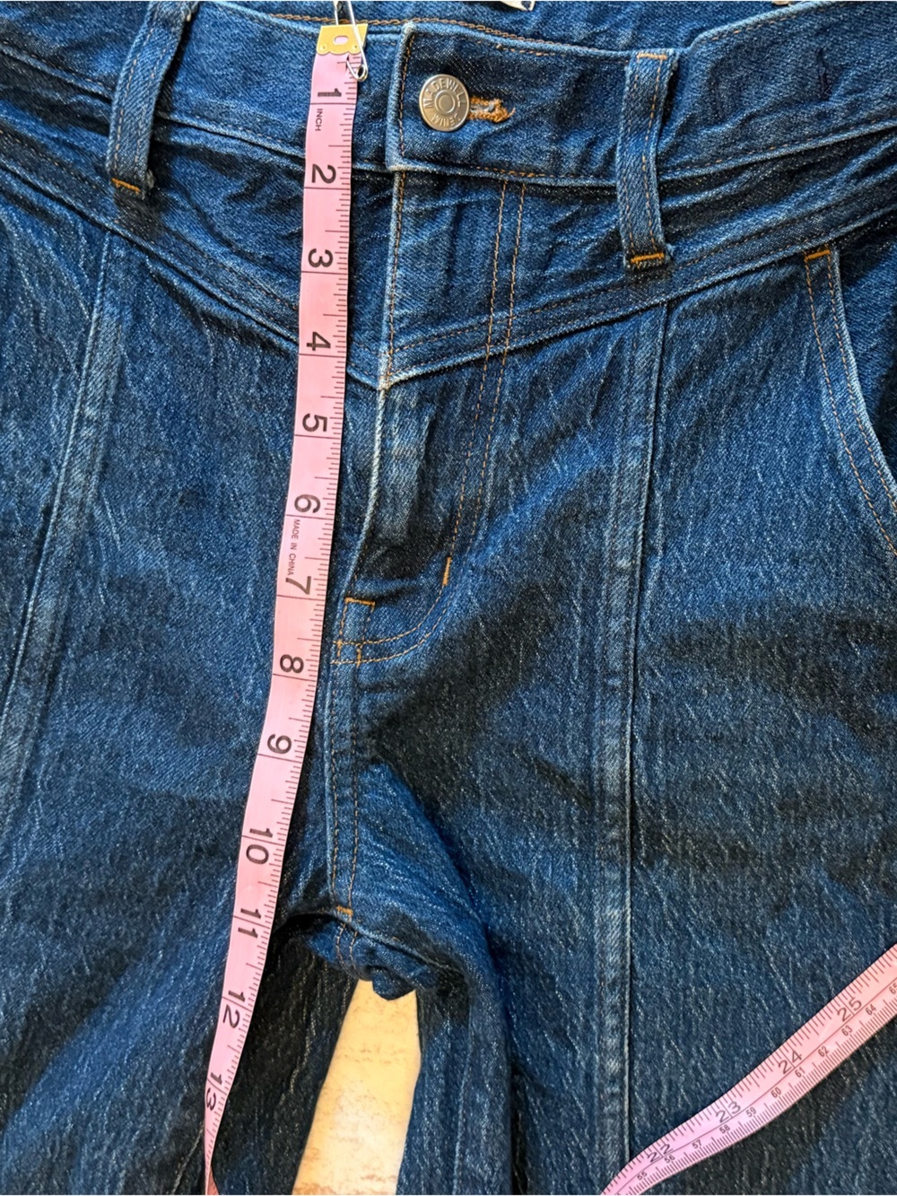 Madewell The Perfect Vintage Straight Jean in Greenhaven Wash, Seamed Version - Picture 6 of 9